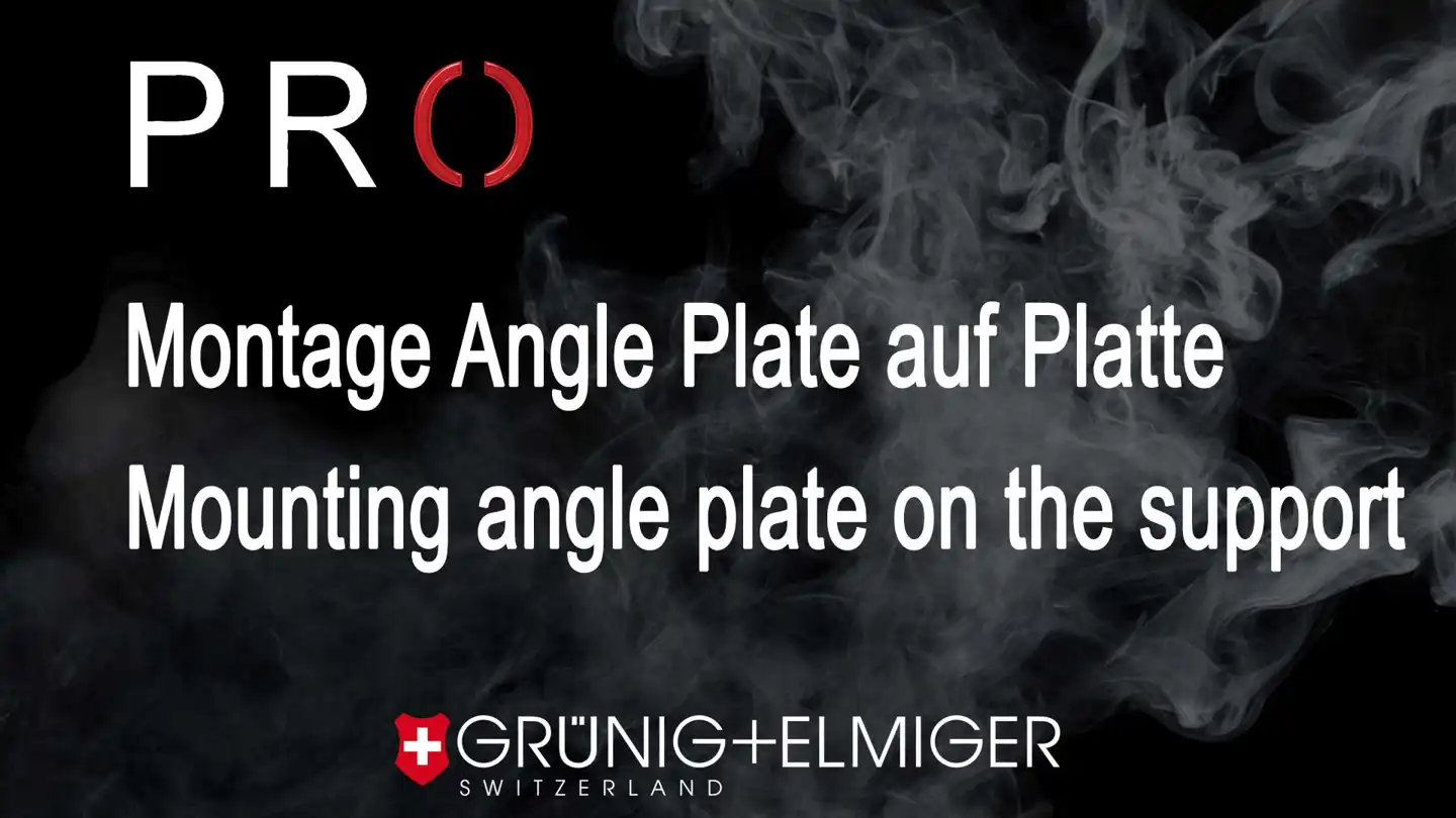 PRO Montage Angle Plate auf Platte