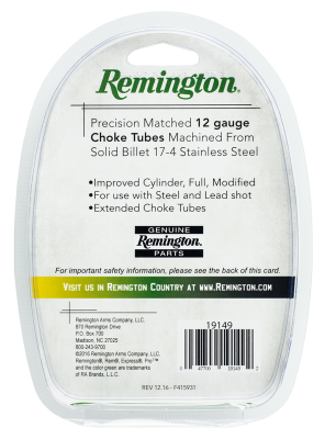 Remington chokes interchangeables Paquet cal.12,Ex