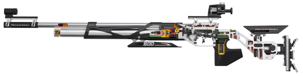 FWB Pressluftgewehr 800-X, rechts, Kal. 4.5 mm