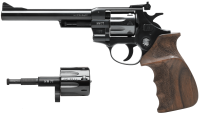 19.0202 - Weihrauch Revolver HW7T Duo, Kal. .22Mag, 6"
