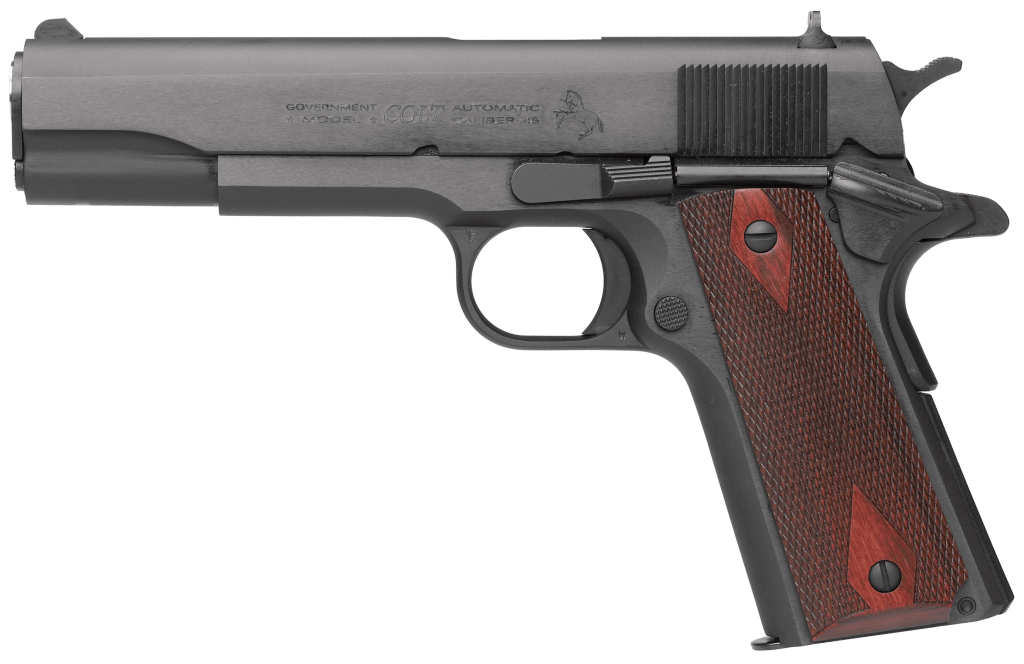 Colt Pistole 1911 Government 5'', Kal. .45 ACP,7+1 Schuss, Brüniert