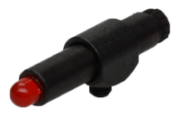 Stil Flinten-Nachtkorn rot, ØM2.6mm  mit Batterie