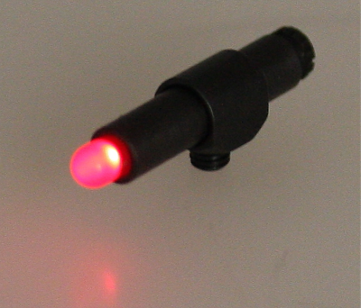 Stil Flinten-Nachtkorn rot, ØM3mm  mit Batterie