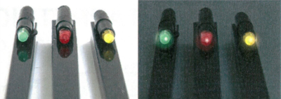 Stil Flinten-Nachtkorn gelb, ØM2.6mm  mit Batterie
