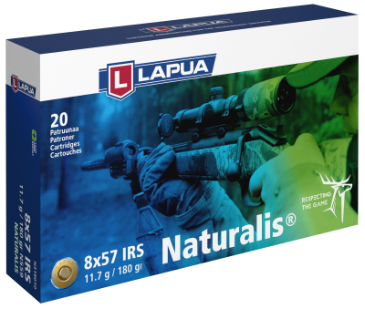 Lapua Cartridge 8x57IRS, Naturalis 180gr N559