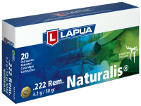 36.6012 - Lapua Cartouches .222Rem, Naturalis 55gr N566