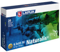 Lapua Cartridge 6.5x55Swedish, Naturalis 140gr