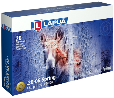 Lapua Cartouches .30-06Spr, Mega SP 185gr E415