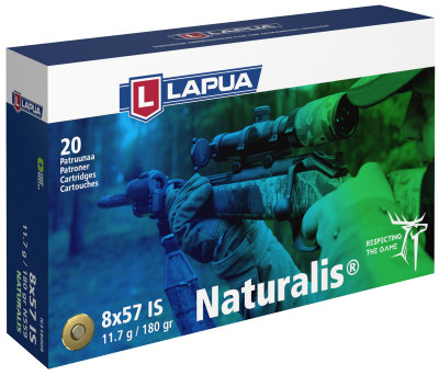 Lapua Cartridge 8x57IS, Naturalis 180gr N559