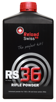 Reload Swiss Pulver RS36, Dose à 1kg