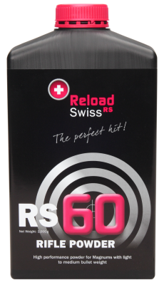 Reload Swiss Pulver RS60, Dose à 1kg