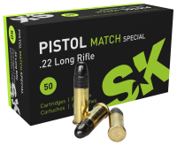 37.0013 - SK cartouche .22lr, Pistol Match Spezial, 345m/s