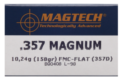 Cartouche Magtech .357Mag, FMJ 158gr