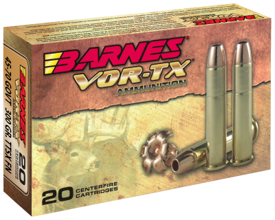 Barnes Cartouches .45-70Govt, TSX FN 300gr