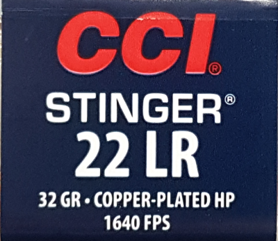 CCI KK-Patrone .22 EXTRA lr, HP Stinger 32grs