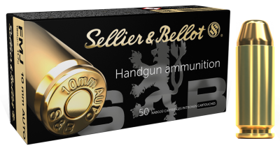 Sellier&Bellot FFW-Patrone 10mmAUTO, FMJ 180gr