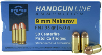 Prvi Partizan FFW-Patrone 9mm Makarov FMJ 93grs