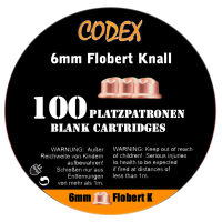 Codex Platzpatrone 6mm, Flobert Knall