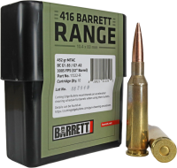 Barrett cartridges .416Barrett, 452gr MTAC 