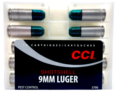 CCI FFW-Patrone 9mmLuger, Schrot 54gr/3.54g