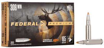 Federal Cartouches .308Win., 165gr, Trophy