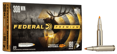 Federal Cartouches .308Win., 180gr, Trophy