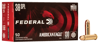 Federal cartouches .38Spec, 130gr, FMJ