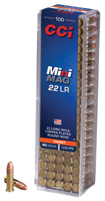 CCI Rimfire .22lr, Mini Mag CP-RN 40gr