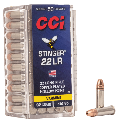 CCI Rimfire .22lr, Stinger HP 32grs