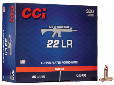 CCI 956 Cartouche .22lr, AR Tactical CP-RN 40gr
