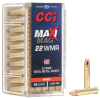 CCI Rimfire .22WMR, HS MaxiMag 40grs