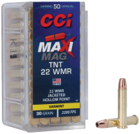 CCI Rimfire .22WMR, HS MaxiMag TNT JHP 30gr