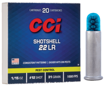 CCI Shotshell .22lr, No. 12, 31gr