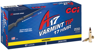 CCI 949CC Rimfire .17HMR, Varmint 17gr, Tip A17
