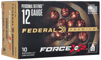 Federal shotgun shell 12/70, 9 pellets FX2 00-Buck
