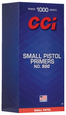 CCI primers Small Pistol 500