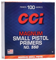 CCI primers Small Pistol Magnum 550