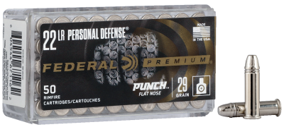 Federal Cartouches .22lr., Punch Personal Defense
