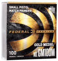 38.3100.01 - Federal primers Small Pistol GM100M