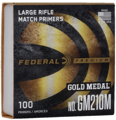 Federal primers Large Rifle GM210M