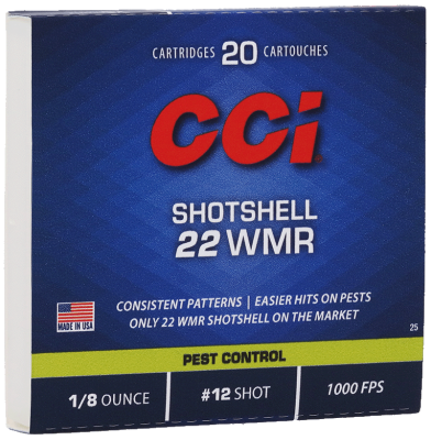 CCI KK-Patrone .22WMR, Shotshell No. 12, 52gr