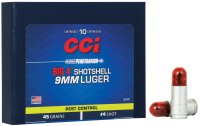 CCI Shotshell 9mm Luger, No. 4, 45gr