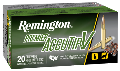 Remington Kugelpatrone .222Rem, Prem AccuTip-V 50