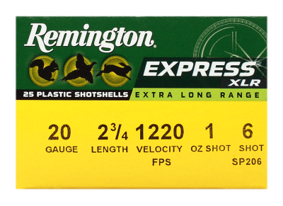 Remington cartouche de chasse 20/70, Express ELR