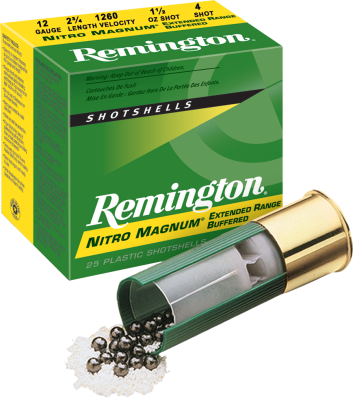 Remington cartouche de chasse 12/70, NitroMag No.4