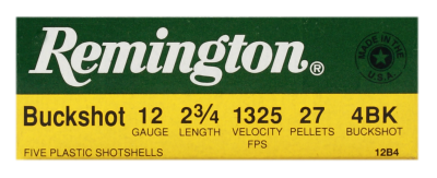 Remington cartouche de chasse 12/70, Expr. Bk 4