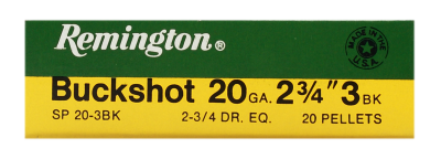Remington Schrotpatrone 20/70, Expr. Buckshot 3
