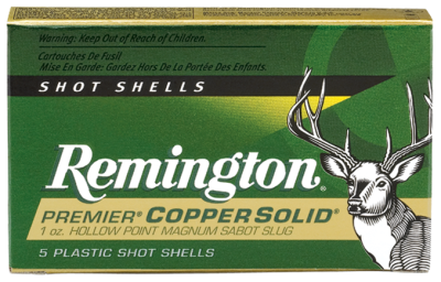 Remington cartouche à balle de chasse 12/70, Prem.
