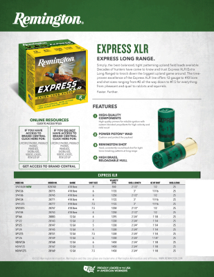 Express XLR 410GA 3IN 11/16OZ #7.5 (25 rds)