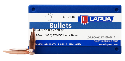 Lapua projectile 7.62mm, Lock Base FMJBT 170gr